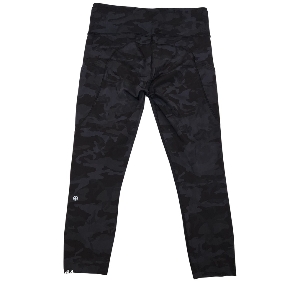 Lululemon Fast and Free High-Rise Crop 23 Heritage 365 Camo Deep Coal Multi 10